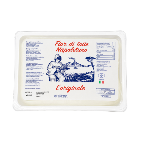 FIOR DI LATTE 500GR (3KG) NAPOLETANNO- LATTERIA VESUVIANA
