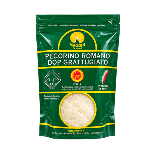 PECORINO ROMANO DOP RALLADO 0,80KG - MAODDI FORMAGGI