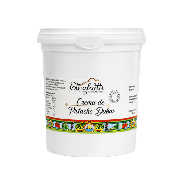 CREMA DE PISTACHO DUBAI 1 KG - ETNAFRUTTI