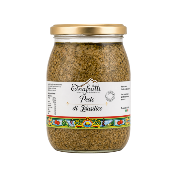 PESTO DE ALBAHACA 1 KG - ETNAFRUTTI
