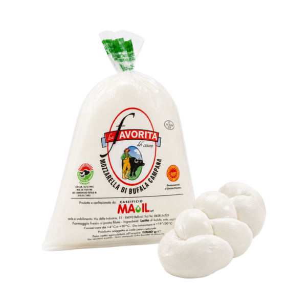 MOZZARELLA DE BUFALA TRENZA DE 1KG - MAIL