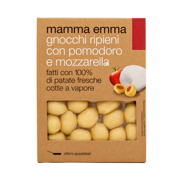 ÑOQUIS DE TOMATE Y MOZZARELLA 350 GR*6 - MAMMA EMMA