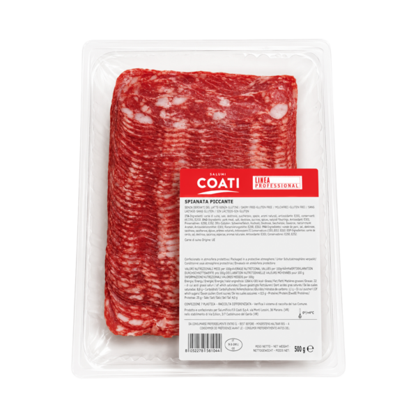 SPIANATA PICCANTE LONCHEADA 500GR - COATI