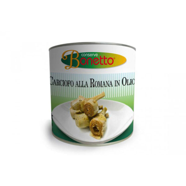 Carciofi Alla Romana Con Gambo In Olio 3kg
