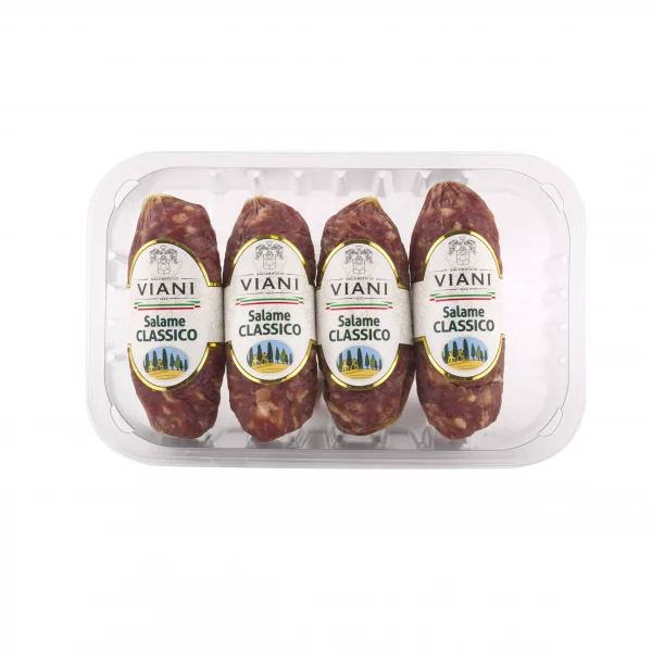 SALAME CLASSICO 150g x 4pz vaschetta atp 600g Approx VIANI