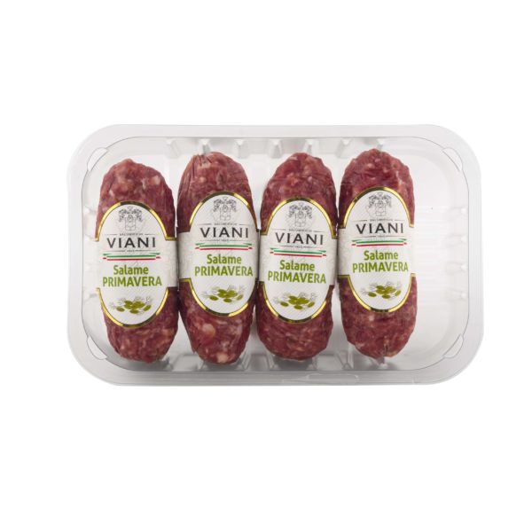 SALAME PRIMAVERA 150g x 4pz vaschetta atp 600g Approx VIANI