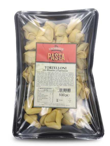 Tortelloni Queso Ricotta y espinacas de il contrabbandiere