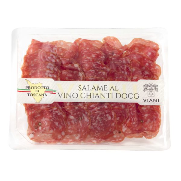 SALAME WITH CHIANTI WINE DOCG aff 100g pfisso VIANI