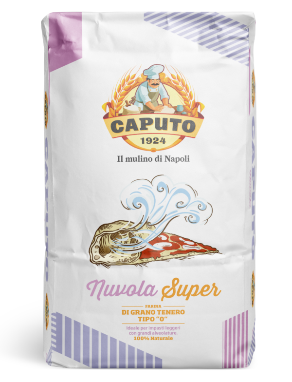 Harina Caputo Nuvola Super Caputo, la elección perfecta para la elaboración de panes y pizzas Super Ligeras, Super Alveoladas y Super Fragrantes de alta calidad. Con esta harina, conseguirás una masa suave y elástica, ideal para crear pizzas Super Ligeras, Super Alveoladas y Super Fragrantes . La harinaCaputo Nuvola Super es de alta calidad y fácil de utilizar, lo que la convierte en la opción ideal para dueños y gerentes de negocios de hostelería, pizzeros y cocineros que buscan productos de calidad que se ajusten a su presupuesto. ¡No te pierdas la oportunidad de sorprender a tus clientes con pizzas y panes de alta calidad!