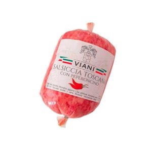 SALSICCIA TOSCANA PEPERONCINO 500g impasto tube VIANI